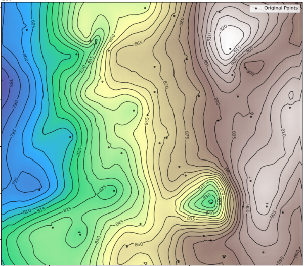 Sample interpolation result
